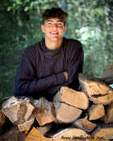 Nick w logs sweater