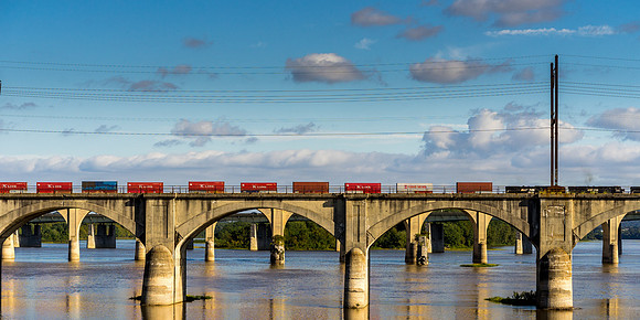 Red Car Train